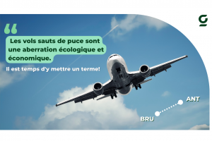Georges Gilkinet will Kurzstreckenflügen ein Ende setzen: „Eine Frage des Klimas und des gesunden Menschenverstands!“